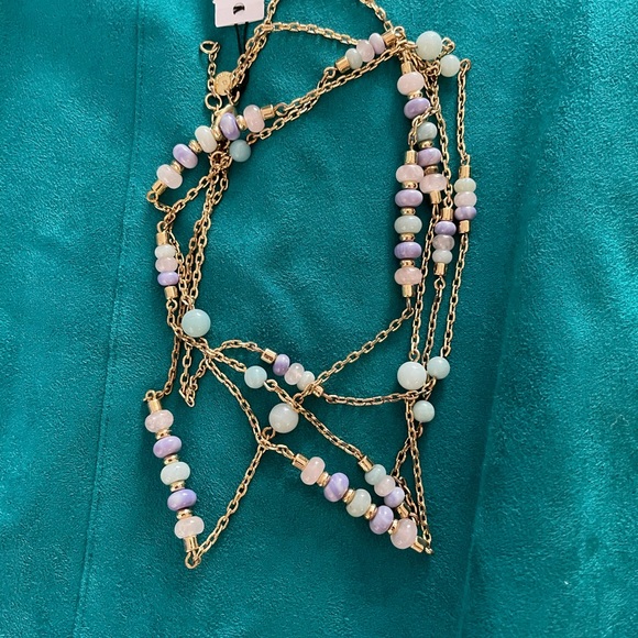 Double chain Talbot 30” Necklace - Picture 2 of 4